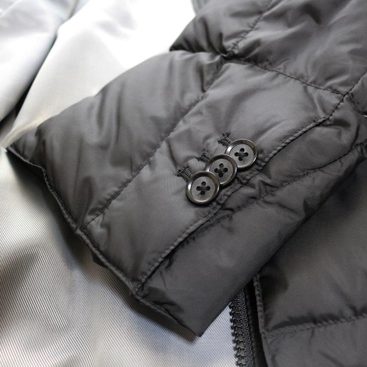 メンズ コート 2021-22 新作秋冬 Blue Frost ブラック黒無地 撥水加工 650フィルパワー プレミアムダウン使用 ウインドストッパー付き ダウンコート |  | 12