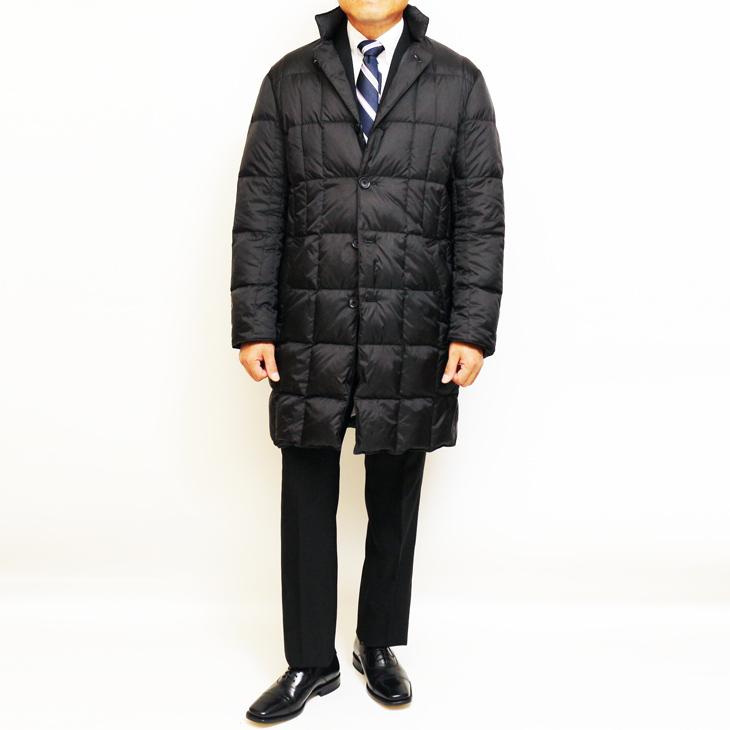 メンズ コート 2021-22 新作秋冬 Blue Frost ブラック黒無地 撥水加工 650フィルパワー プレミアムダウン使用 ウインドストッパー付き ダウンコート |  | 03