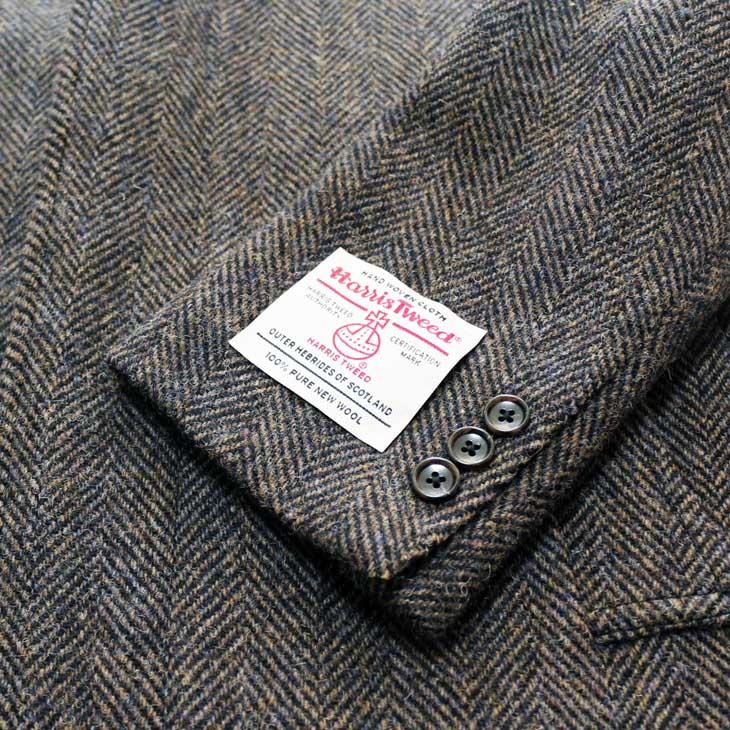 HARRIS TWEED（ハリスツイード） コート 新品 秋冬 英国 灰グレー茶