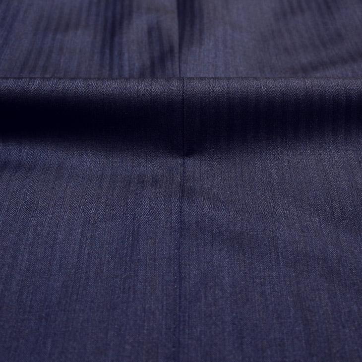 スーツ メンズ 新品 秋冬 レノマ パリス Super110s 明るめネイビー 杉綾織 ヘリンボーン DROP6.5 2つボタン ビジネス スーツ (AB/BB体) | renoma | 11