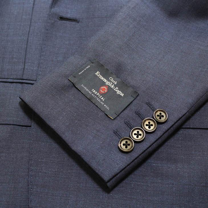 ZEGNA（ゼニア） スーツ メンズ 新品 春夏 エルメネジルドゼニア 紺