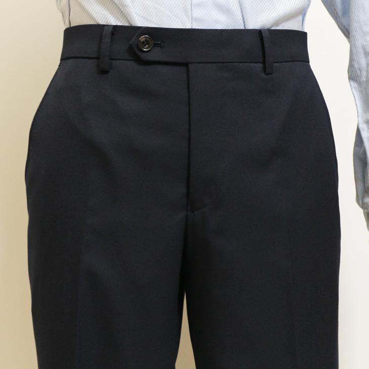 スーツ メンズ 春夏 秋冬 通年 新品 FICCE フィッチェ 濃紺ネイビー無地 2つボタンナロー ノータックローライズパンツ スリム型 スーツ (A/AB体) | FICCE | 11