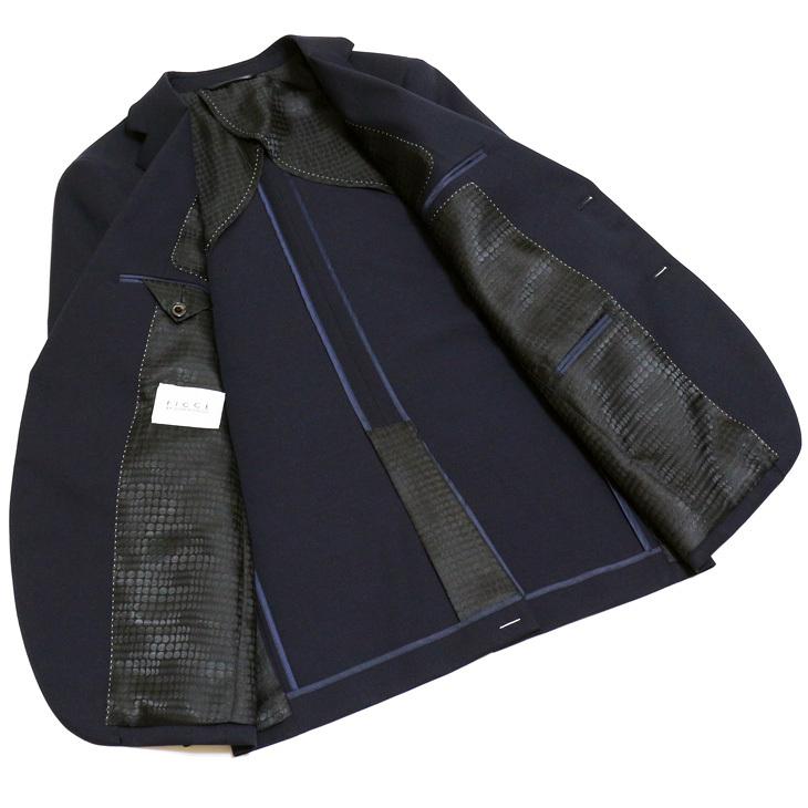 未使用 ficce collezione 春夏スーツ A7 ネイビー 2ボタン 未使用 ficce collezione 春夏スーツ A7 ネイビー 2ボタン 未使用
