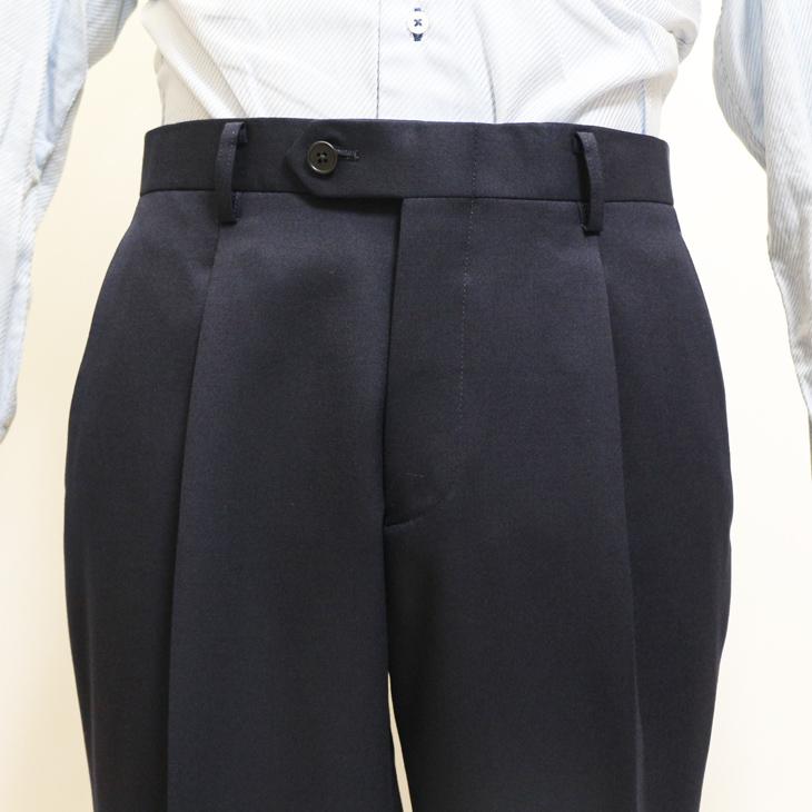 ちょっと訳アリ品 スーツ メンズ 秋冬春 VERSARE 新品 濃紺ネイビー無地 「国内オーダー工場生産」3つボタン段返 スーツ やや細め型 レギュラーモデル (A/AB体) |  | 10