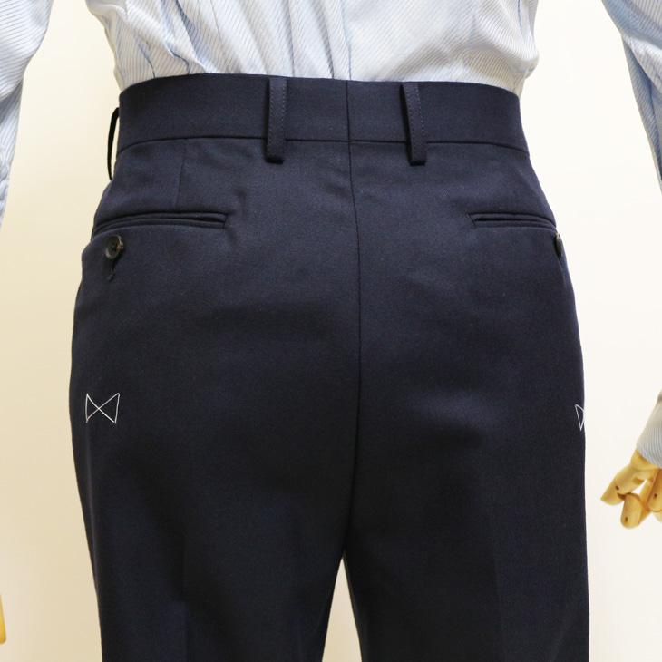 スーツ メンズ 新品 秋冬 renoma paris レノマ パリス Super100s 濃紺ネイビー無地 DROP6.5 2つボタン ビジネス スーツ (AB/BB体) | renoma | 11