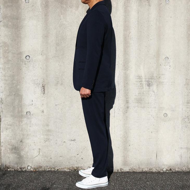 全2色 春夏秋冬 INSERT セットアップ カジュアル スーツ メンズ 家庭洗濯可能 軽量 鹿の子素材 360度 ストレッチ イージーケア 防シワ 全国送料無料 次世代 |  | 09