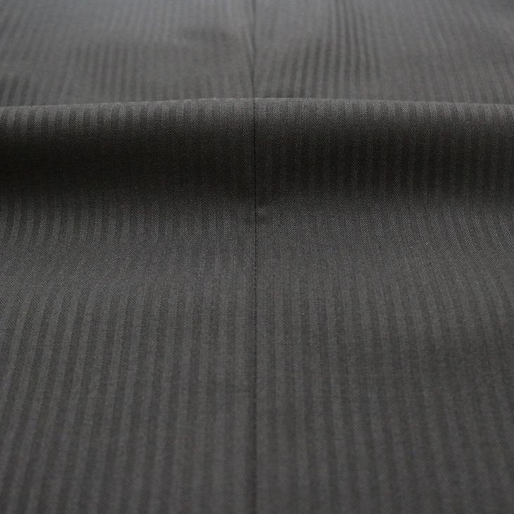 スーツ メンズ 新品 春夏秋冬 通年 POLO BRITISH COUNTRY SPIRIT ポロ ビーシーエス 黒ブラック 織柄シャドー ストライプ スリム型 (A/AB/BB体)ウエストマジック | POLO BCS | 13