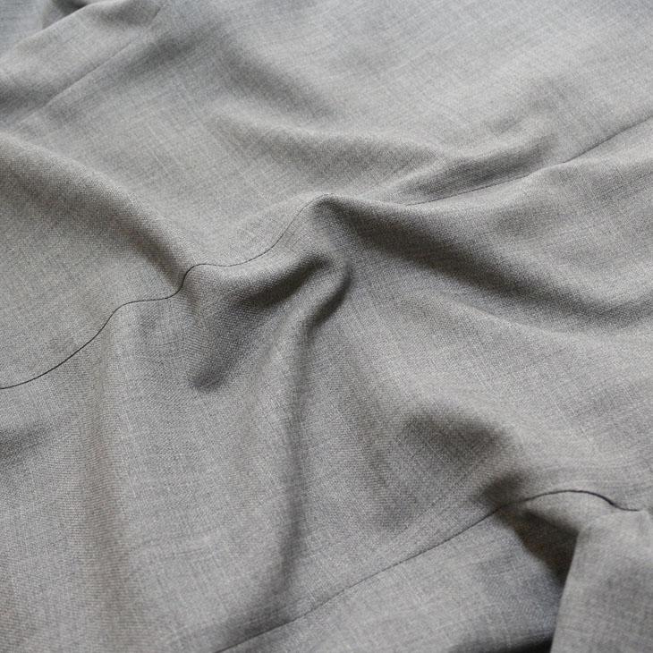 SALE スーツ メンズ 新作 春夏 新品 Stanley Blacker スタンリーブラッカー Super140s 淡灰グレー杢無地 ビジネス スーツ (A/AB体) やや細め |  | 14