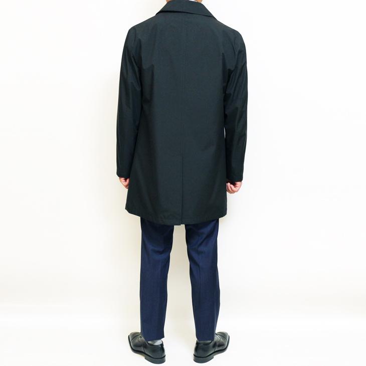 2024 新作 新品 アパレル営業マンご用達 メンズ ステンカラーコート 撥水 防風 ブラック黒 製品重量350g程 マルチシーズン 通年タイプ スプリングコート |  | 04