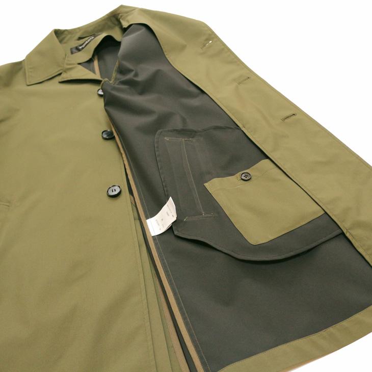 2024 新作 新品 アパレル営業マンご用達 メンズ ステンカラーコート 撥水 防風 カーキグリーン 製品重量350g程 マルチシーズン 通年タイプ スプリングコート |  | 14