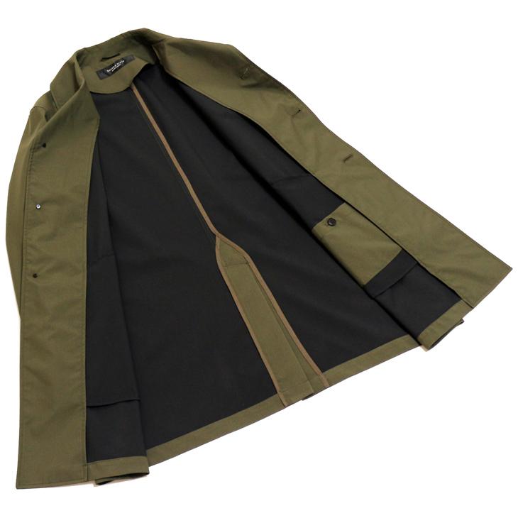 2024 新作 新品 アパレル営業マンご用達 メンズ ステンカラーコート 撥水 防風 カーキグリーン 製品重量350g程 マルチシーズン 通年タイプ スプリングコート |  | 08