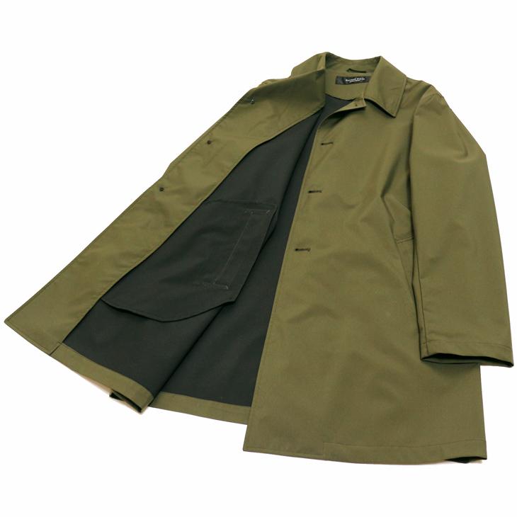 2024 新作 新品 アパレル営業マンご用達 メンズ ステンカラーコート 撥水 防風 カーキグリーン 製品重量350g程 マルチシーズン 通年タイプ スプリングコート |  | 09