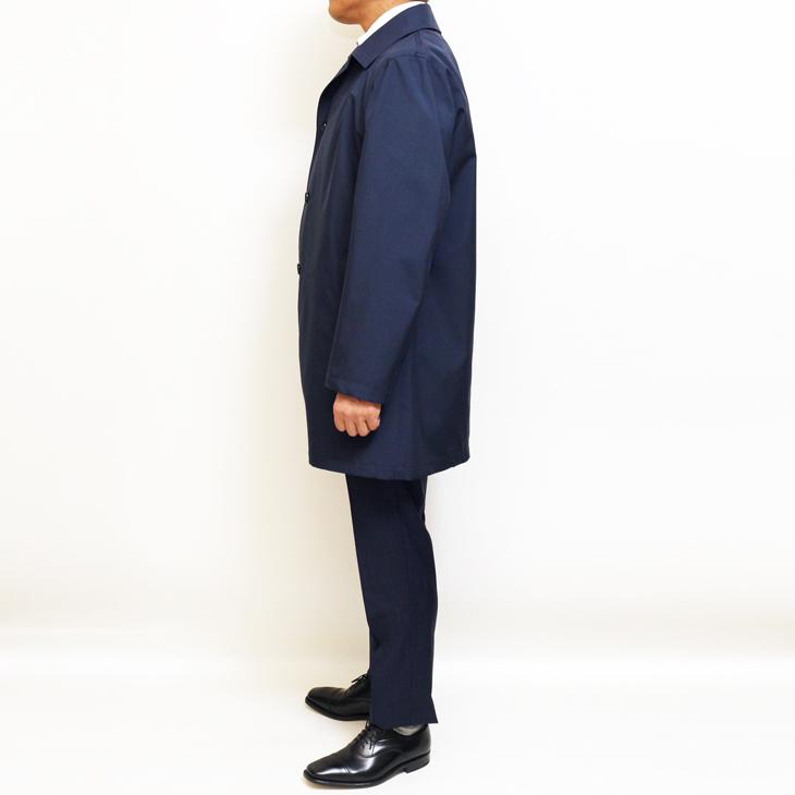 2024 新作 新品 アパレル営業マンご用達 メンズ ステンカラーコート 撥水 防風 ネイビーブルー 製品重量350g程 マルチシーズン 通年タイプ スプリングコート |  | 04
