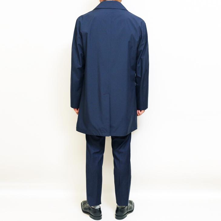 2024 新作 新品 アパレル営業マンご用達 メンズ ステンカラーコート 撥水 防風 ネイビーブルー 製品重量350g程 マルチシーズン 通年タイプ スプリングコート |  | 05
