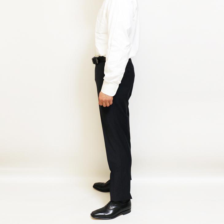 SALE 全2色 春夏 ficce ビジネス スラックス メンズ 新品 フィッチェ ウォッシャブル 家庭洗濯可能 ストレッチ ノータック ローライズ パンツ | FICCE | 02