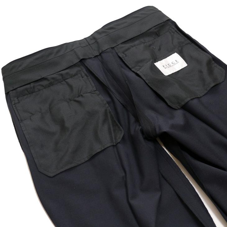 SALE 全2色 春夏 ficce ビジネス スラックス メンズ 新品 フィッチェ ウォッシャブル 家庭洗濯可能 ストレッチ ノータック ローライズ パンツ | FICCE | 08