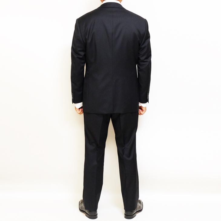 SALE スーツ メンズ 新作 秋冬 MIYUKI 御幸毛織 2カラー 濃紺ネイビー無地 黒ブラック無地 2つボタン ビジネス スーツ ゆったり型 (AB体) |  | 06