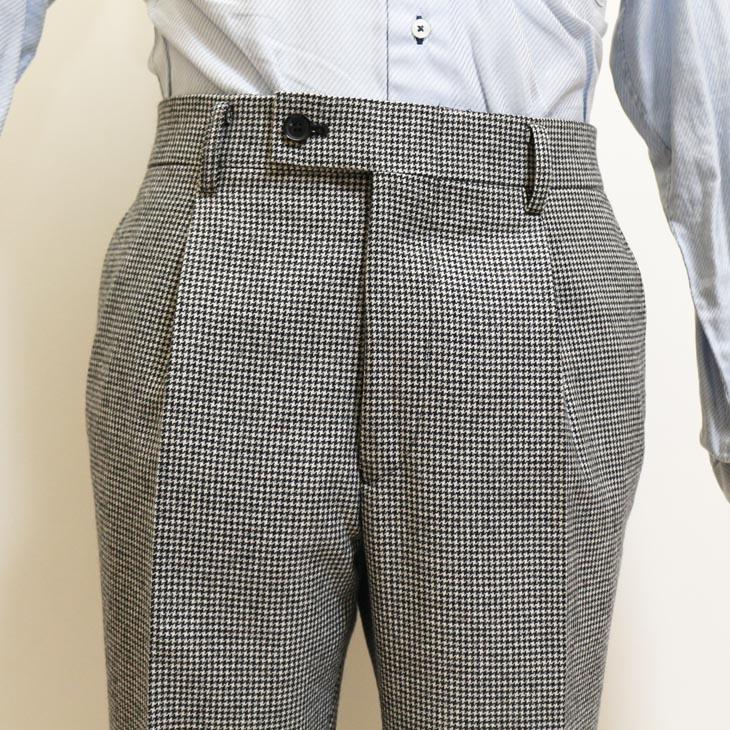 SALE スーツ メンズ 新品 秋冬 renoma paris レノマ パリス 西川毛織 Super100s 千鳥格子 DROP6.5 2つボタン ビジネス スーツ (AB体)  J-REP05-2B | renoma | 10