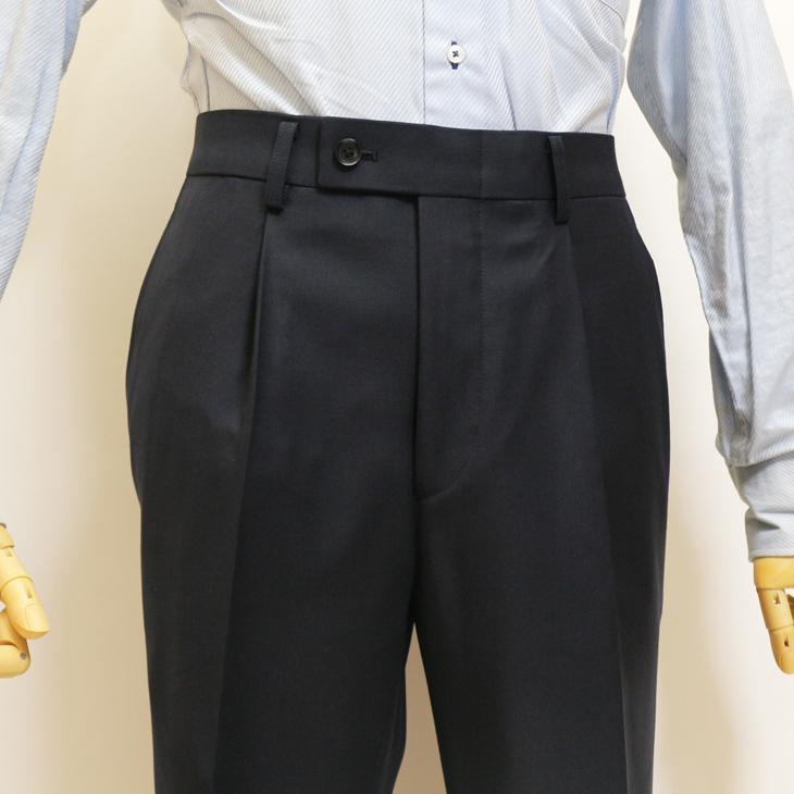 SALE スーツ メンズ 新作 秋冬 renoma paris レノマ パリス 西川毛織 Super110s 濃紺ネイビー無地 DROP6.5 2つボタン ビジネス (A/AB/BB体) J-REP05-2B | renoma | 10