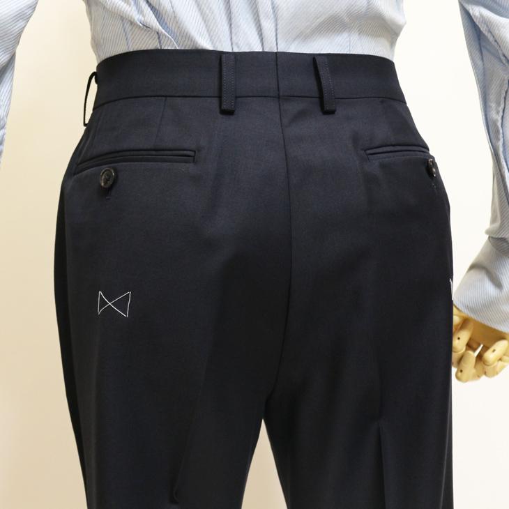 SALE スーツ メンズ 新作 秋冬 renoma paris レノマ パリス 西川毛織 Super110s 濃紺ネイビー無地 DROP6.5 2つボタン ビジネス (A/AB/BB体) J-REP05-2B | renoma | 11