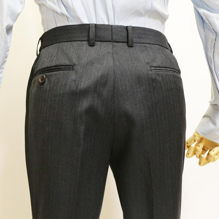 SALE スーツ メンズ 秋冬 新品 Stanley Blacker スタンリーブラッカー Super110s 灰グレー杢 織柄シャドー縞 ビジネス スーツ (A/AB体) やや細め |  | 12