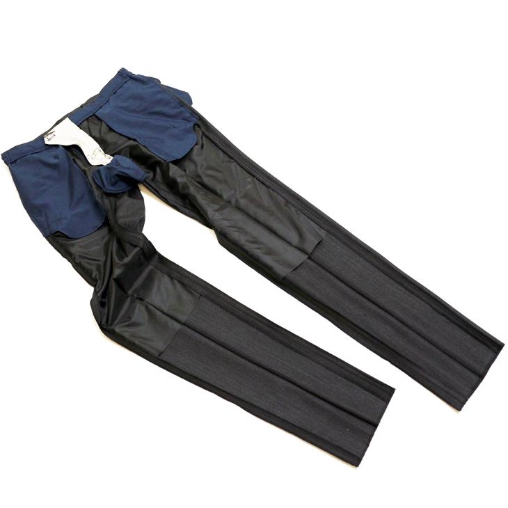 SALE スーツ メンズ 秋冬 新品 Stanley Blacker スタンリーブラッカー Super110s 灰グレー杢 織柄シャドー縞 ビジネス スーツ (A/AB体) やや細め |  | 13