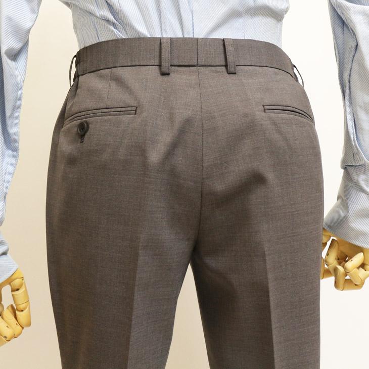 SALE スーツ メンズ 春夏 新品 Stanley Blacker スタンリーブラッカー シャーベット ブラウン 淡茶 無地 ビジネス スーツ (A/AB体) やや細め 次世代 |  | 11