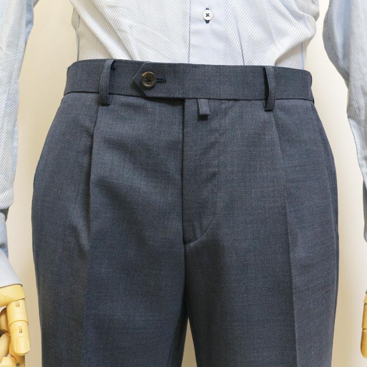 SALE スーツ メンズ 春夏 新品 Stanley Blacker スタンリーブラッカー ネイビーブルー杢 淡紺 無地 ビジネス スーツ (A/AB体) やや細め 次世代 |  | 10