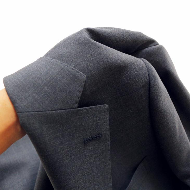 SALE スーツ メンズ 春夏 新品 Stanley Blacker スタンリーブラッカー ネイビーブルー杢 淡紺 無地 ビジネス スーツ (A/AB体) やや細め 次世代 |  | 05