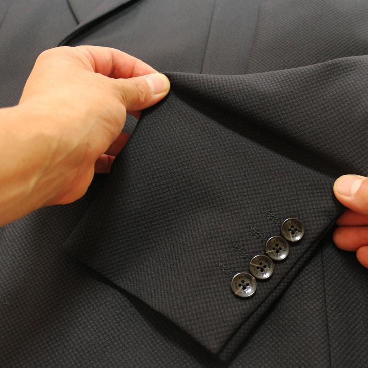 SALE 2025-26 スーツ メンズ 新作 新品 秋冬 renoma homme レノマ オム ブリスタージャガード ニット 黒ブラック無地系 2つボタン 次世代 スリム型 | renoma | 05