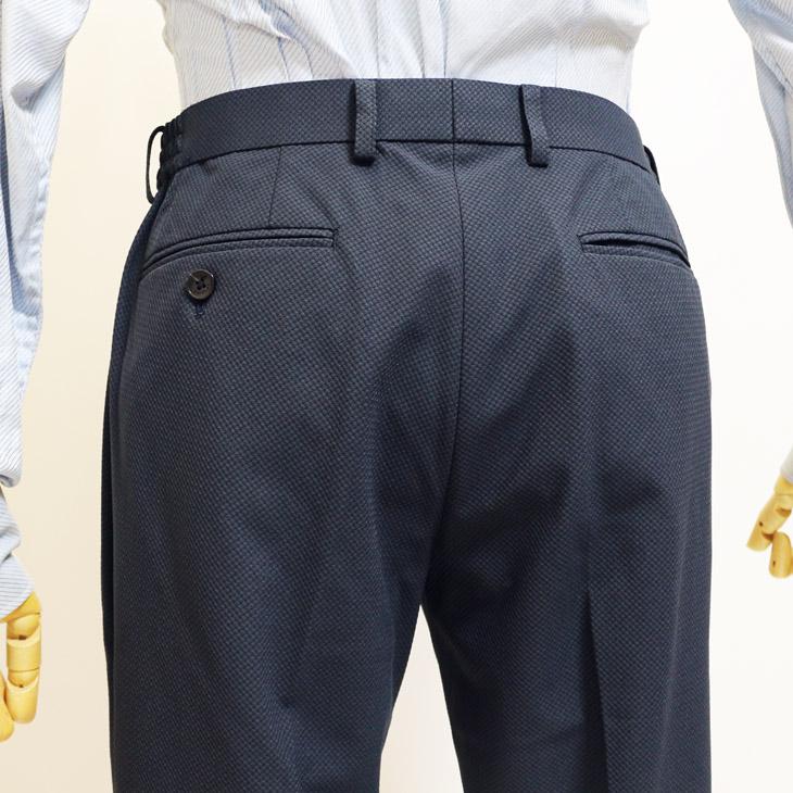 SALE 2025-26 スーツ メンズ 新作 新品 秋冬 renoma homme レノマ オム ブリスタージャガード ニット 濃紺ネイビー無地系 2つボタン 次世代 スリム型 | renoma | 14