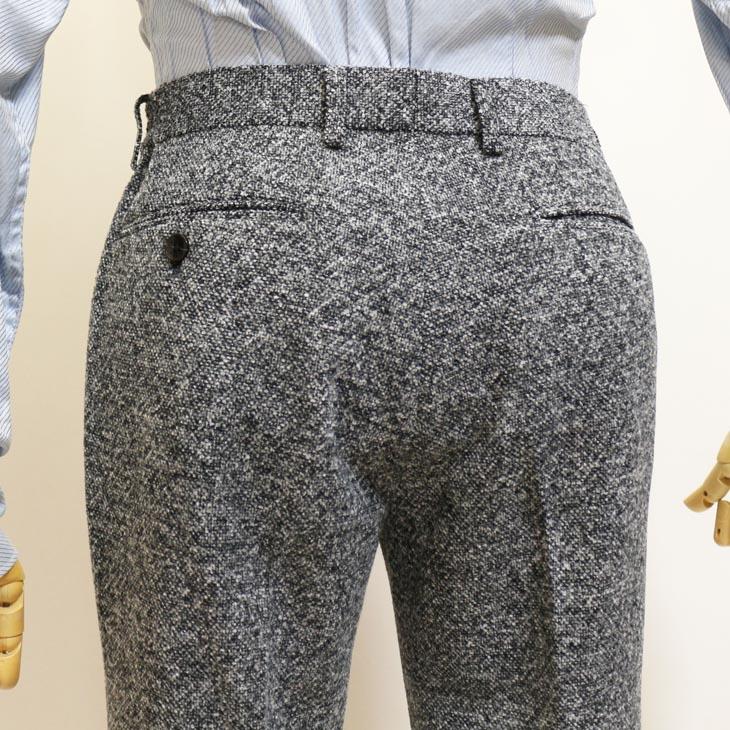 SALE 2025-26 スーツ メンズ 新作 新品 秋冬 renoma homme レノマ オム 尾州 モールニット（日本製生地）霜降り調 灰グレー杢 2つボタン 次世代 スリム型 | renoma | 14