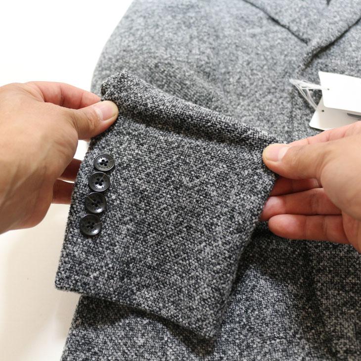 SALE 2025-26 スーツ メンズ 新作 新品 秋冬 renoma homme レノマ オム 尾州 モールニット（日本製生地）霜降り調 灰グレー杢 2つボタン 次世代 スリム型 | renoma | 05