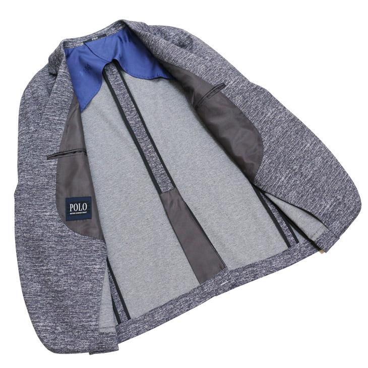 SALE スーツ メンズ 新作 秋冬 POLO BRITISH COUNTRY SPIRIT ポロ ビーシーエス 淡灰ホームスパン風ニット ストレッチ 次世代 家庭洗濯可 ウォッシャブル | POLO BCS | 05