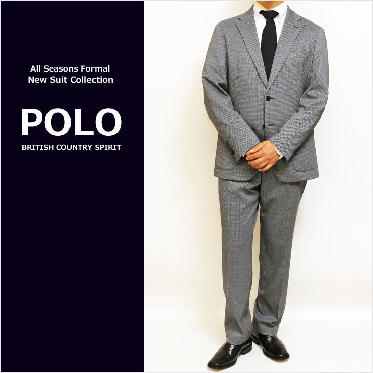 未使用品　英国製生地　POLO BCS　ビジネススーツ　セットアップ POLO BCS（ポロ・ビーシーエス） SALE スーツ メンズ 新作 秋冬 POLO