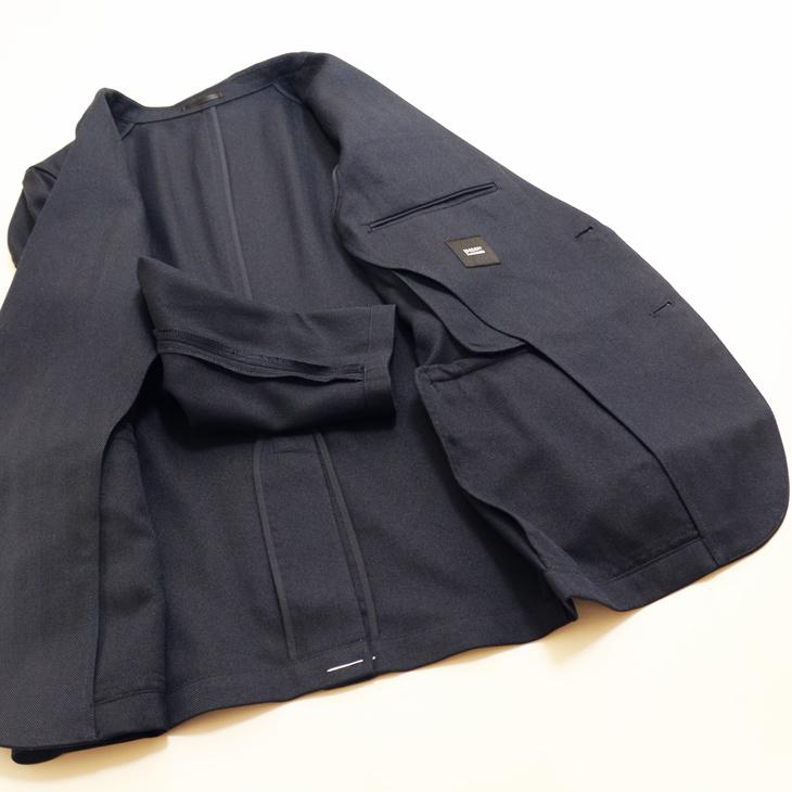 SALE 秋冬春 新品 INSERT インサート 濃紺ネイビー 灰グレー 2色 ウールに見える生地 カジュアル スーツ メンズ 家庭洗濯可能 イージーケア 全国送料無料 次世代 |  | 11
