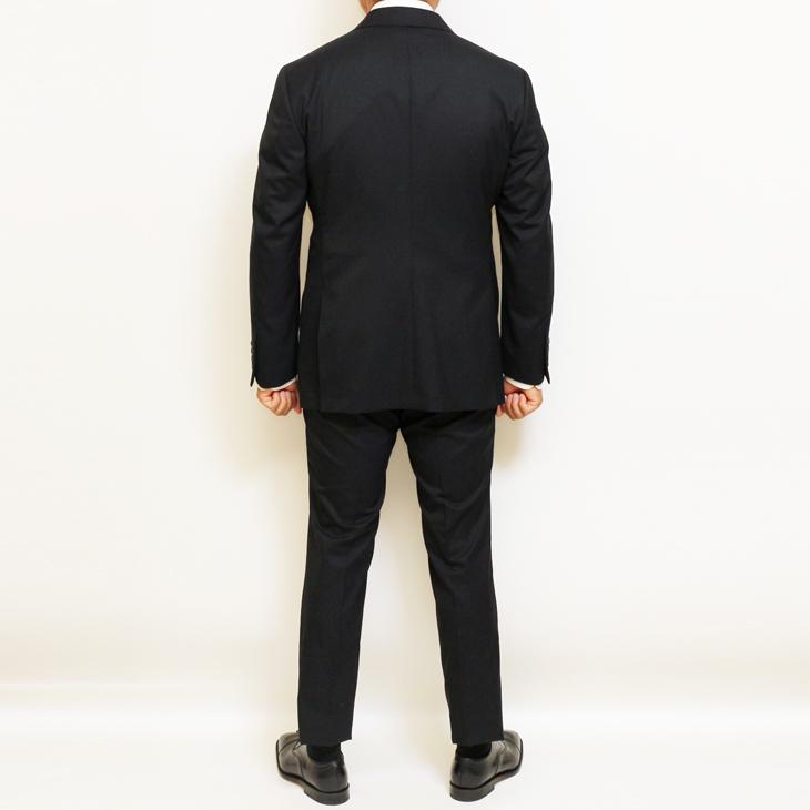 SALE 2025-26 新作 スーツ メンズ 秋冬 新品 Stanley Blacker スタンリーブラッカー 西川毛織 濃紺ネイビー無地 ビジネス 次世代 スーツ (A/AB体) やや細め |  | 04