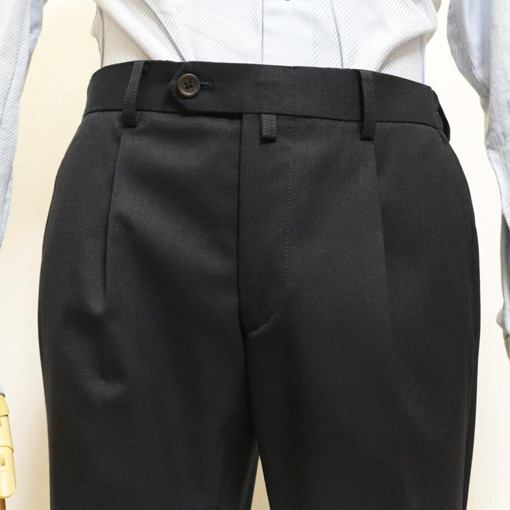 SALE 2025-26 新作 スーツ メンズ 秋冬 新品 Stanley Blacker スタンリーブラッカー 西川毛織 濃紺ネイビー無地 ビジネス 次世代 スーツ (A/AB体) やや細め |  | 09