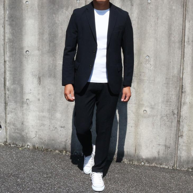 SALE ワッフル調 サッカー生地 春夏 Second Style 濃紺ネイビー カジュアル スーツ メンズ 家庭洗濯可能 イージーケア 全国送料無料 次世代 |  | 05