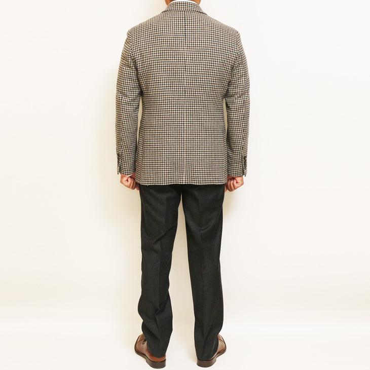 ジャケット テーラード ブレザー 2021-22 新作 秋冬 新品 スタンリーブラッカー ブラウン系 ガンクラブチェック ３つボタン段返り ジャケット (A/AB体) |  | 06