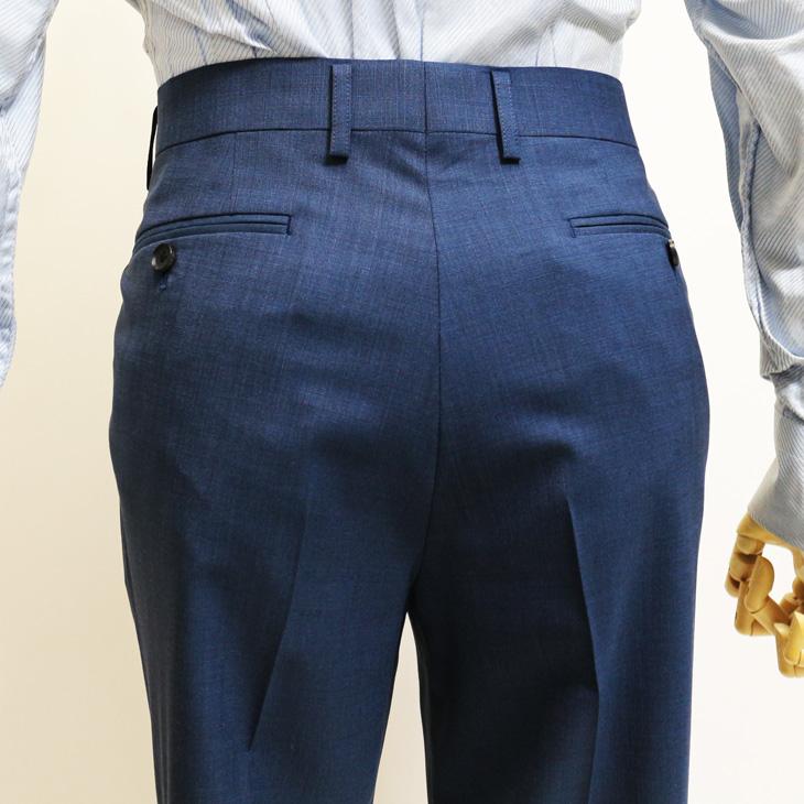 2026年モデル 新作 春夏 スーツ メンズ 新品 renoma paris レノマ パリス ICEアイスブルー杢無地系 西川毛織 Super100s 2つボタン ビジネス (AB体) J-REP05-2B | renoma | 10