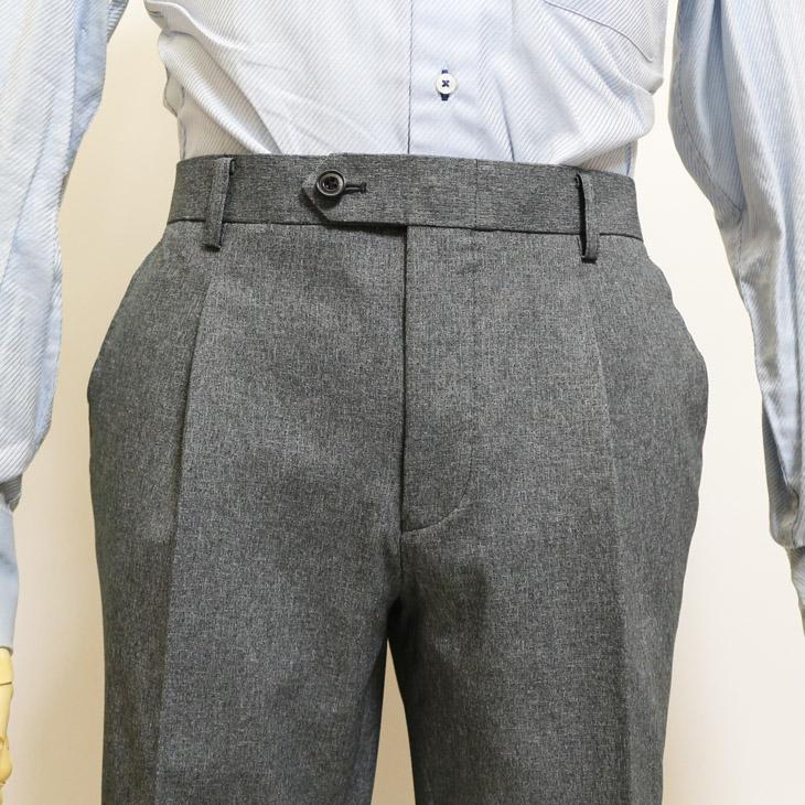2026 新作 春夏 FICCE フィッチェ 東レ Dot Air 生地 やや淡灰グレー杢 無地系 ウエスト+6cm 次世代 メンズ スーツ スリム型 裾上げ済 次世代 | FICCE | 11