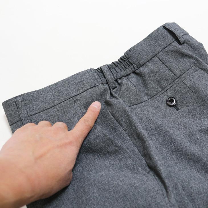 2026 新作 春夏 FICCE フィッチェ 東レ Dot Air 生地 やや淡灰グレー杢 無地系 ウエスト+6cm 次世代 メンズ スーツ スリム型 裾上げ済 次世代 | FICCE | 12