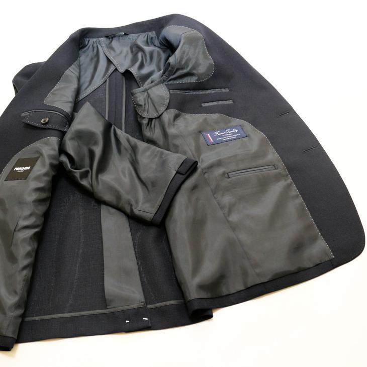 2026年 新作 春夏 ジャケット テーラード ブレザー renoma レノマ パリス 濃紺ネイビー杢無地 ドンゴロス風 モヘヤ混 尾州産 日本製生地 コンブレ (AB/BB体) | renoma | 08