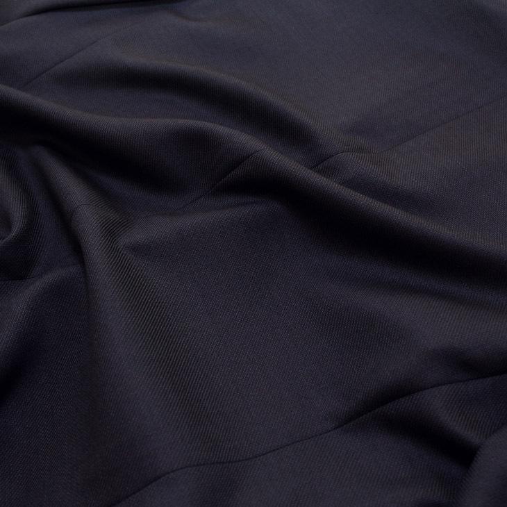 スーツ メンズ 新品 秋冬 ロロピアーナ 国内オーダー工場生産 濃紺ネイビー杢 無地系 2つボタン ビジネス スーツ (AB体) 日本製 | Loro Piana | 15