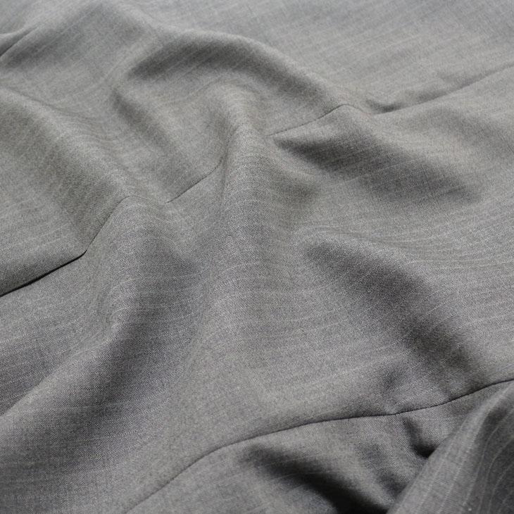 2026年 新作 春夏 renoma paris スリーピース スーツ （ベスト付き）メンズ 新品 レノマ パリス 淡灰グレー杢 8mmストライプ 2つボタン (AB体) J-REP05-2B | renoma | 18