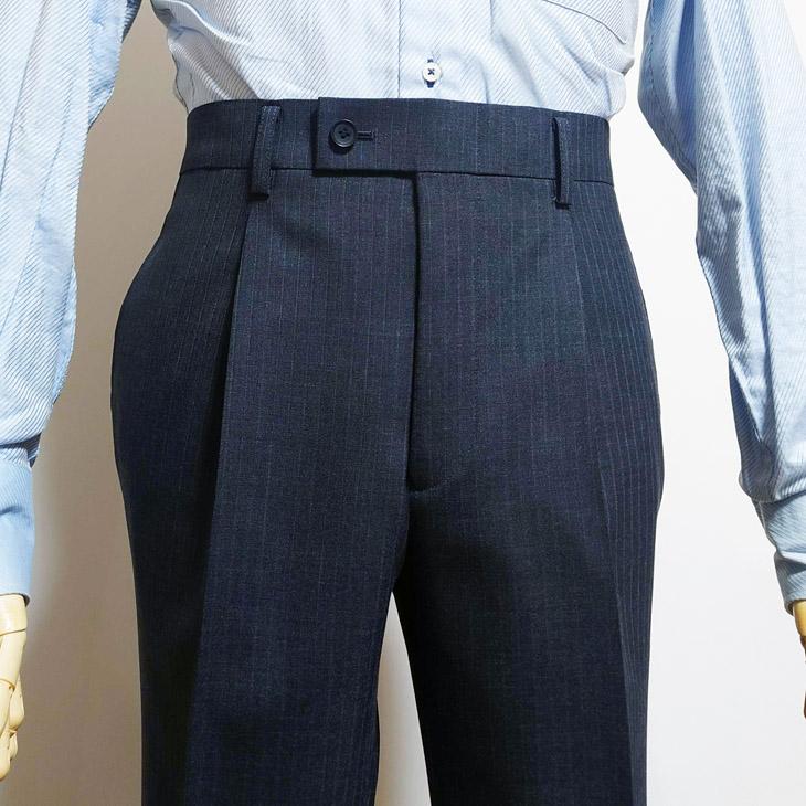 2026年 新作 春夏 renoma paris スリーピース スーツ （ベスト付き）メンズ 新品 レノマ パリス 灰グレー杢 8mmストライプ 2つボタン (AB/BB体) J-REP05-2B | renoma | 11