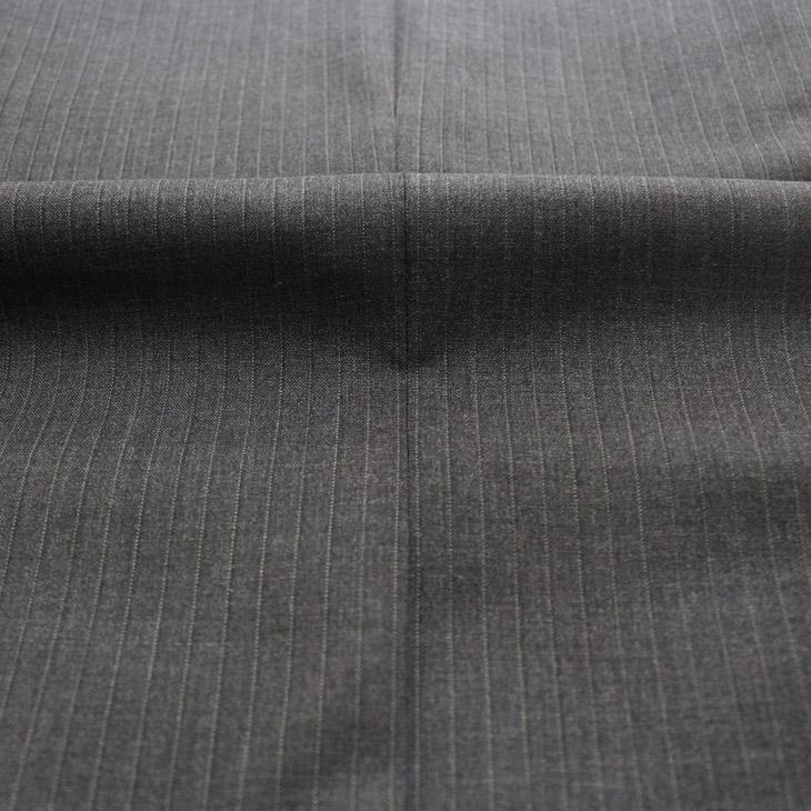 2026年 新作 春夏 renoma paris スリーピース スーツ （ベスト付き）メンズ 新品 レノマ パリス 灰グレー杢 8mmストライプ 2つボタン (AB/BB体) J-REP05-2B | renoma | 17