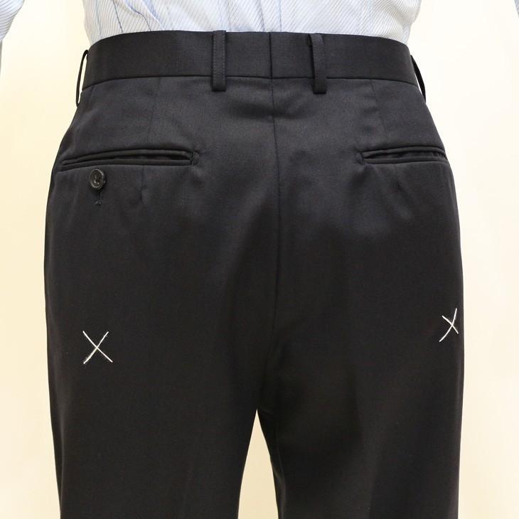 日本製 スリム型 スーツ メンズ 新品 秋冬 西川毛織 Super110s 濃紺ネイビー無地 ナチュラルストレッチ 2つボタン ビジネス スーツ (AB体) WJSE2 |  | 11