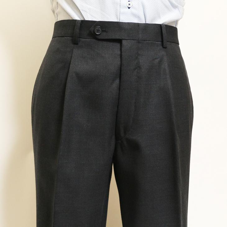 SALE レギュラー型 スーツ メンズ 新品 春夏 秋冬 通年 西川毛織 Super110s 灰グレー杢無地 ナチュラルストレッチ 2つボタン ビジネス スーツ (A/AB/BB体) |  | 09